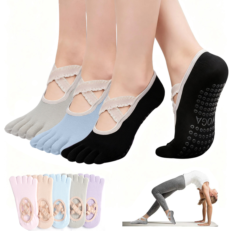 جوارب بيلاتس نسائية مضادة للان - مراجعة Medias Para Pilates Y Yoga وسعره